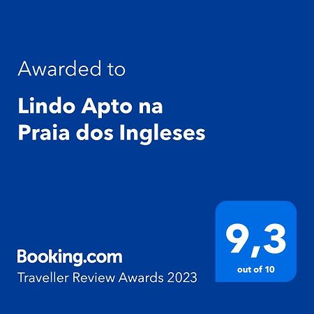 Lindo Apto Na Praia Dos Ingleses Florianópolis Exteriör bild